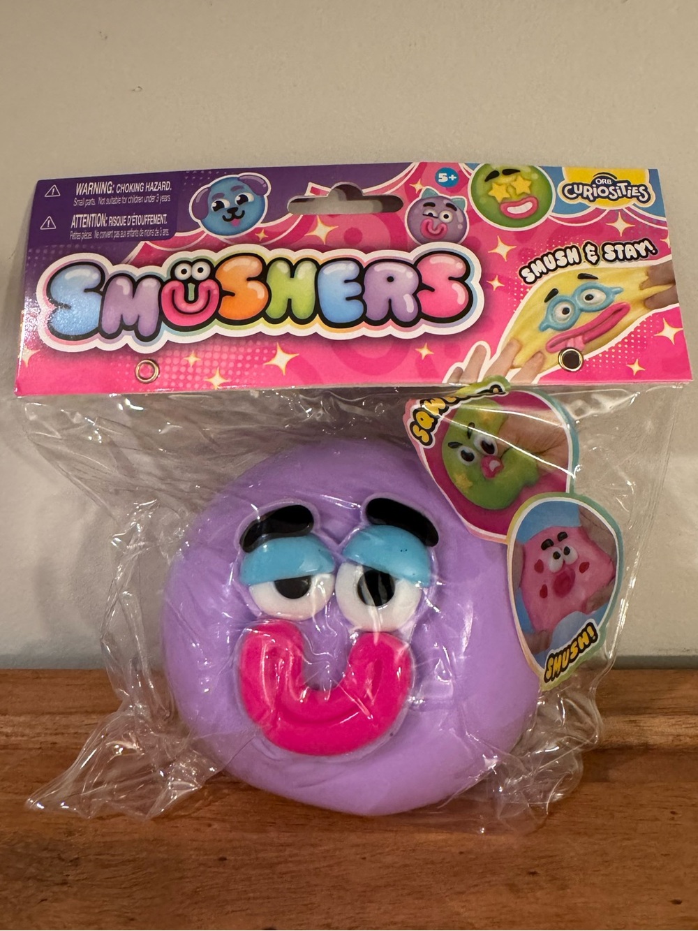ORB Curiosities Smushers Squeeze - Purple Face